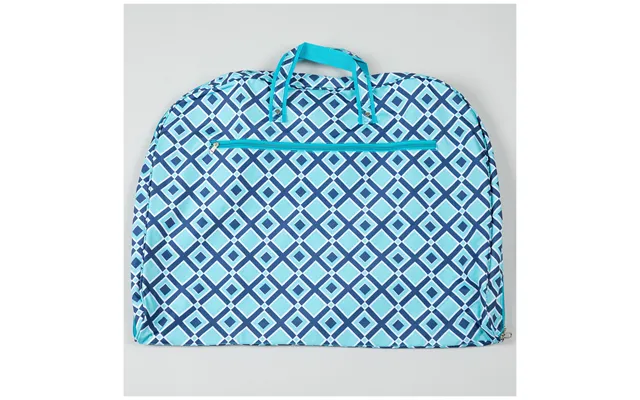 Microfiber Travel Garment Bag - Navy Diamond Square