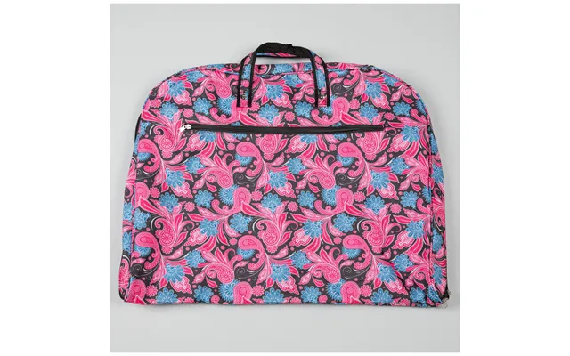 Microfiber Travel Garment Bag - Pink Black Paisley