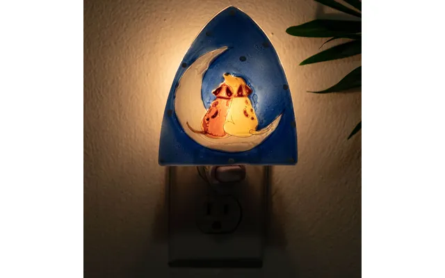 Moon Dogs Recycled Glass Night Light