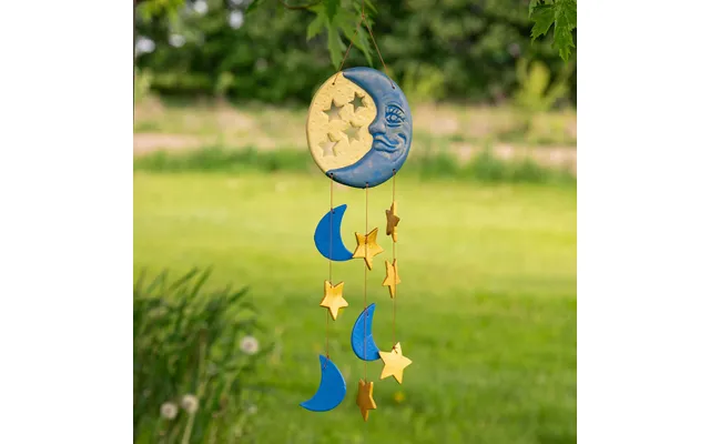Moonlight & Stars Ceramic Wind Chime