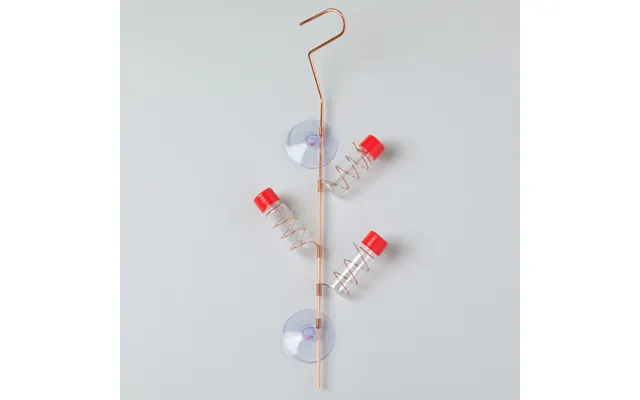 Multi-tube Window Hummingbird Feeder - 3 Tubes