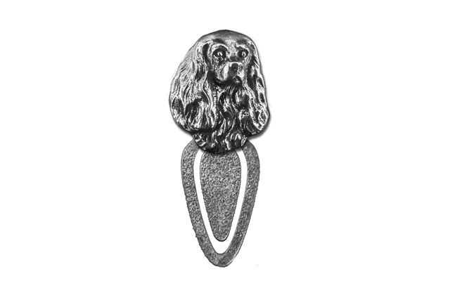 New-spin Metal Casting Cavalier King Charles Spaniel Bookmark