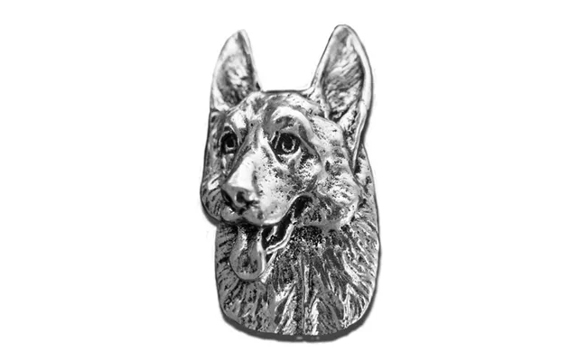 New-spin Metal Casting German Shepherd Magnet