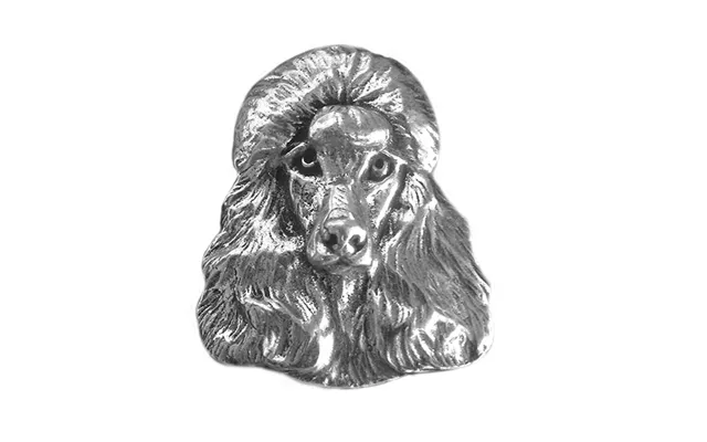 New-spin Metal Casting Poodle Magnet - Poodle