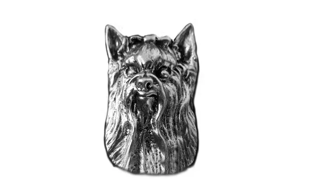New-spin Metal Casting Yorkie Magnet