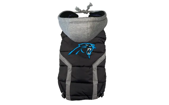 Nfl Team Puffer Dog Vest - Panthers