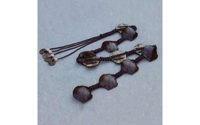 Novica Elephant March Coconut Shell Belt
