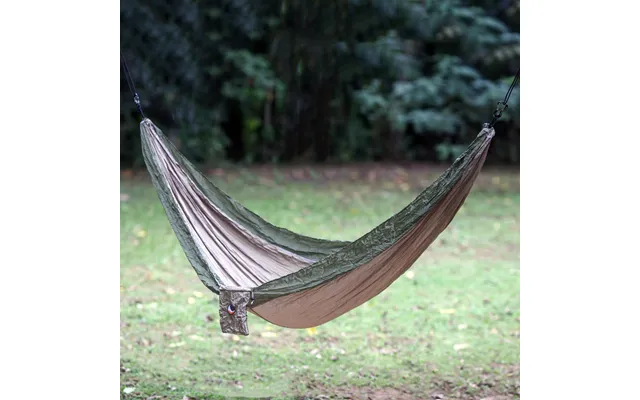 Novica Jungle Dreams Portable Parachute Fabric Hammock Khaki Army Green Single