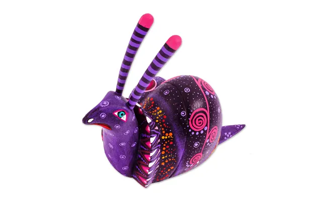 Novica Oaxaca Snail Handcrafted Mexican Folk Art Alebrije Sculpture
