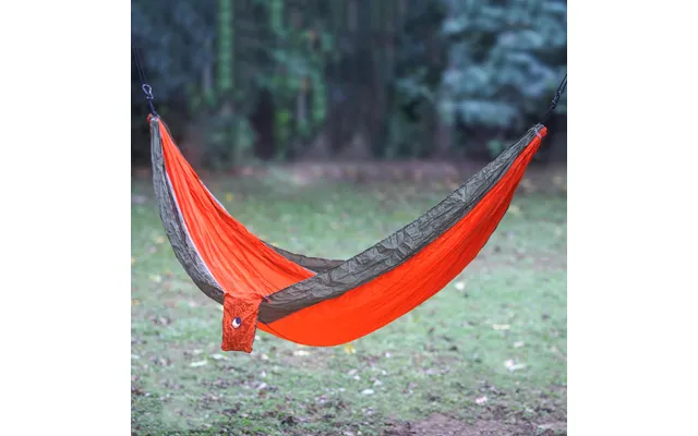 Novica Summer Dreams Orange Green Portable Parachute Fabric Hammock Single