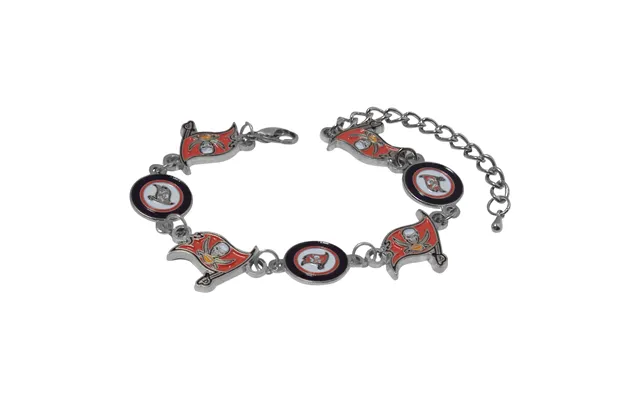 Officially Licensed Nfl Stainless Steel Bracelet - Tampa Bay Buccaneers