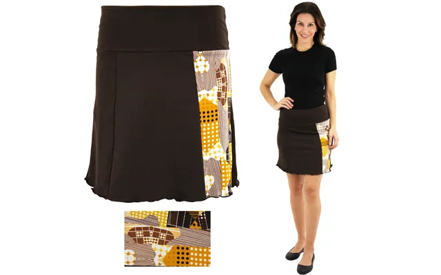Open Arms Honeycomb Graphic Skirt - L