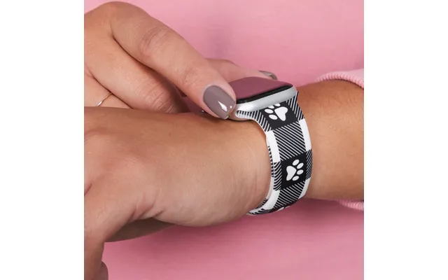 Patterned Silicone Apple Watch Band 38mm 40mm 41mm 42mm 44mm - Buffalo Paws