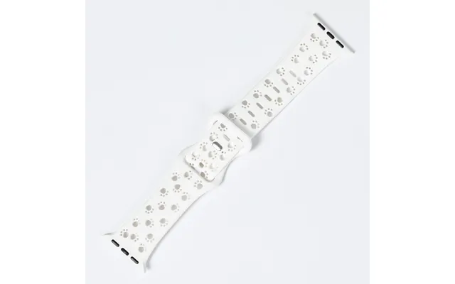 Patterned Silicone Apple Watch Band 38mm 40mm 41mm 42mm 44mm - Cut Out Paws