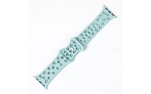 Patterned Silicone Apple Watch Band 38mm 40mm 41mm 42mm 44mm - Cut Out Paws