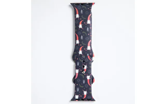 Patterned Silicone Apple Watch Band 38mm 40mm 41mm 42mm 44mm - Gnomes