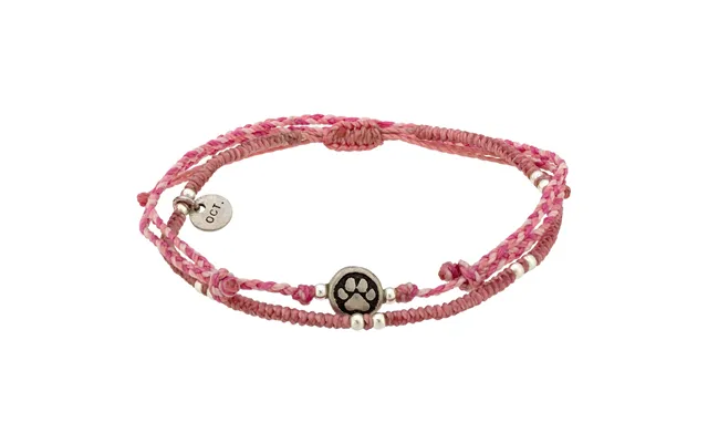 Paw Print Birthstone Anklet Set - October