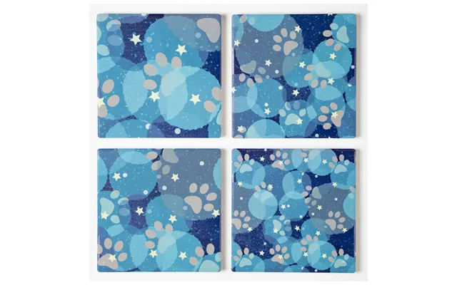 Paw Print Coaster - Set Of 4