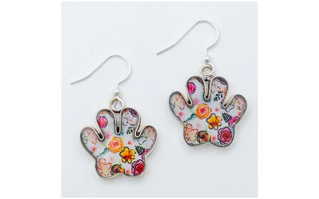 Paw Print Garden Earrings - Flowers