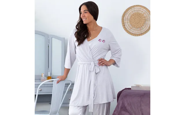 Paw Print Jersey Knit Robe - 3x