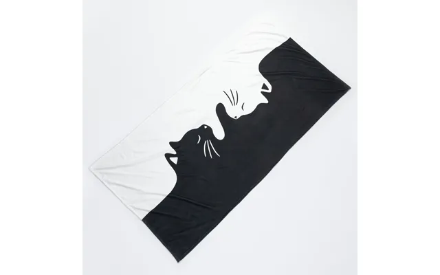 Paw Print Oversized Beach Towel - Snuggle Cats
