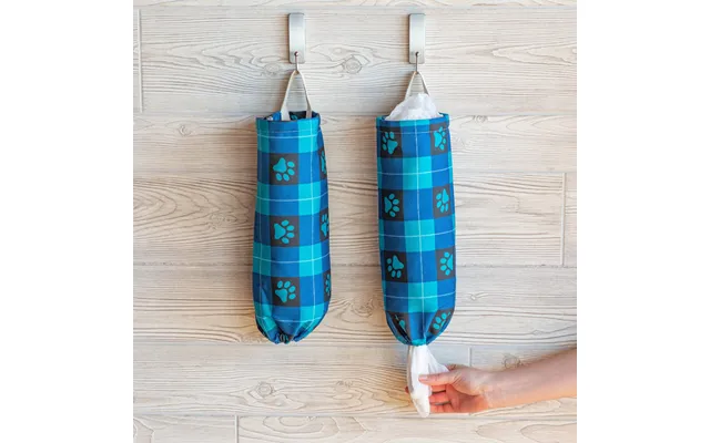 Paw Print Plastic Bag Holder - Set Of 2