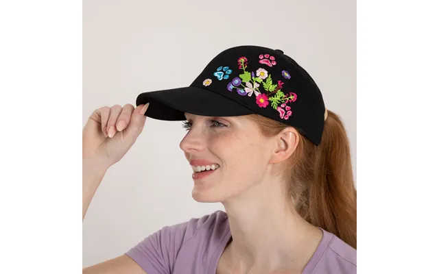 Paws In The Garden Embroidered Cap