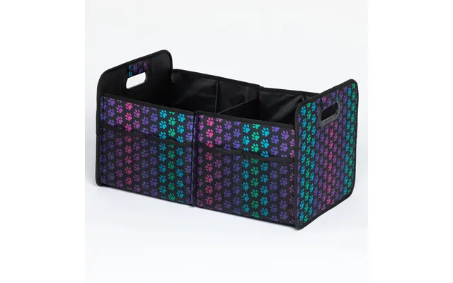Paws Large Foldable Car Trunk Organizer - Rainbow Paws