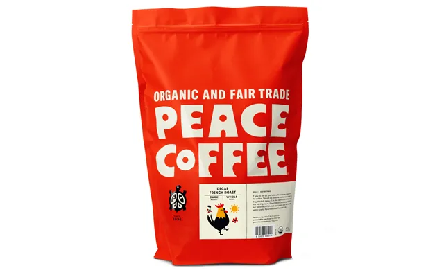 Peace Coffee Decaf French Roast Coffee - Whole Bean