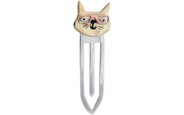 Pet Book Lover Mixed Metal Bookmark - Cat