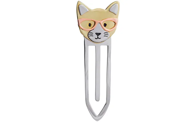 Pet Book Lover Mixed Metal Bookmark - Cat