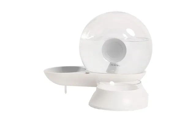 Pet Life Auto-myst Water & Food Bowl - Grey