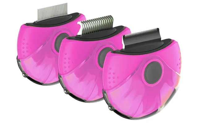 Pet Life Axler Rotating Rake Pet Comb - Pink