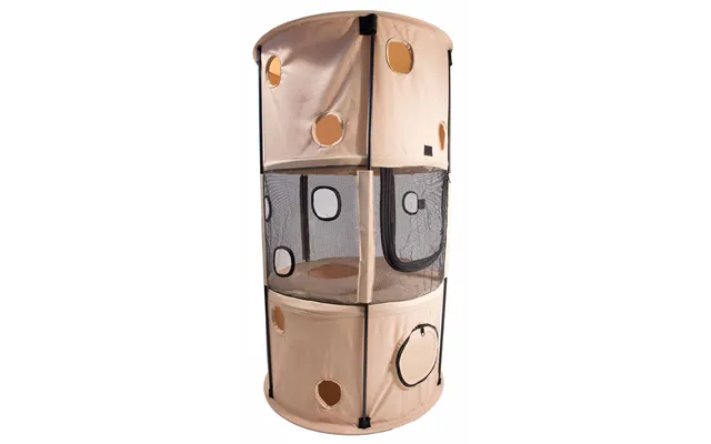 Pet Life Climbertree Circular Cat House - Khaki