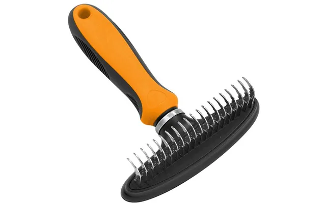 Pet Life Flex Series Undercoat Grooming Pet Rake - Orange