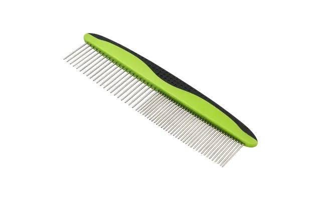 Pet Life Grip Ease Grooming Pet Comb - Green