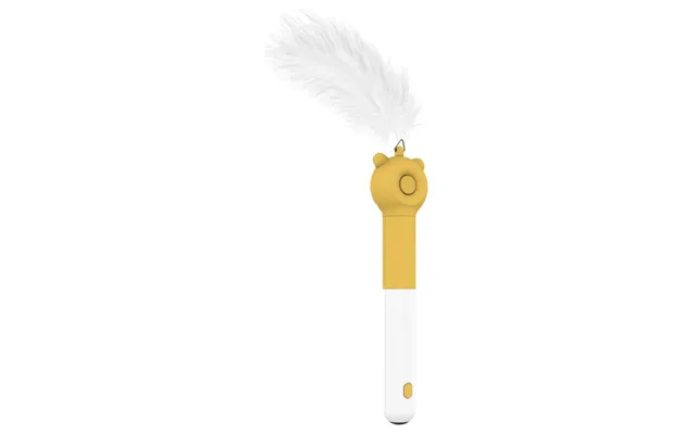 Pet Life Kitique Cat Teaser Toy - Yellow