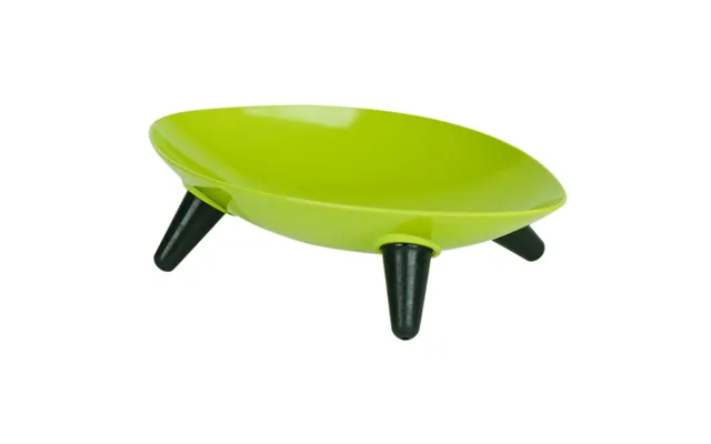 Pet Life Melamine Couture Sculpture Dog Bowl - Green