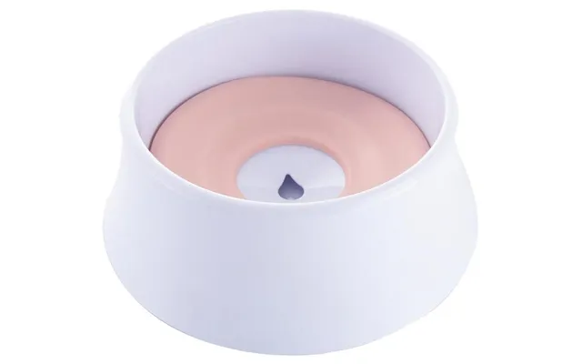 Pet Life Pud-guard Water & Food Bowl - Pink