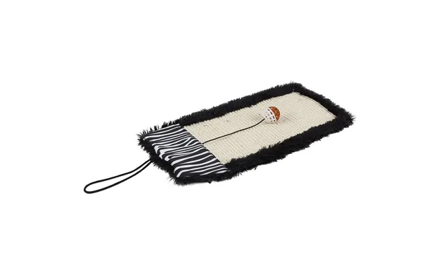Pet Life Scrape-away Cat Scratcher With Toy - Black