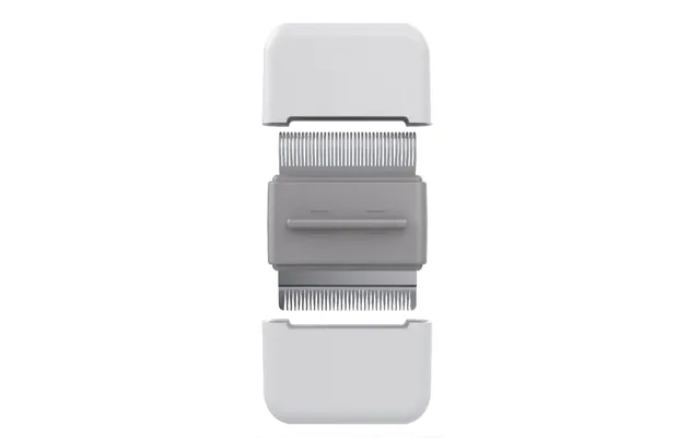 Pet Life Zipocket Under Rake & Pet Comb - Gray