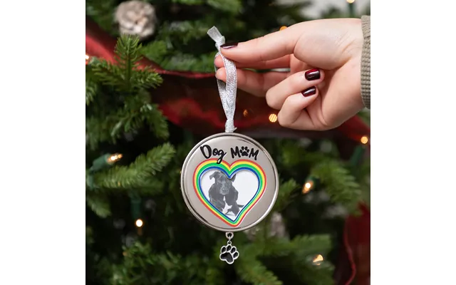 Pet Mom Photo Holder Ornament - Dog