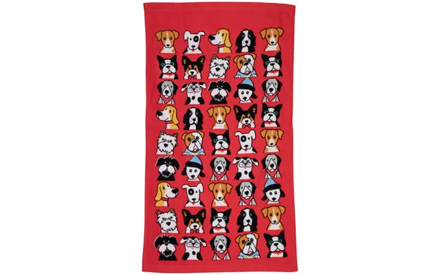 Pet Portrait Bath Towels - Dog