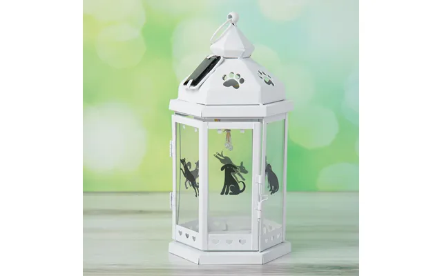 Pet Silhouette Solar Lantern - Dog