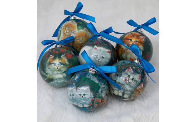 Precious Pets Christmas Ornaments - Set Of 6