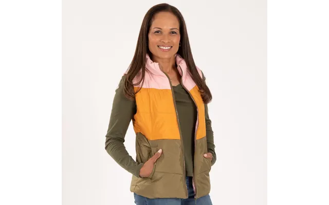 Puffy Chevron Pattern Vest - S