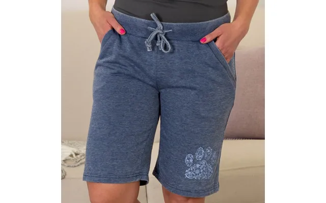 Purple Paw Burnout Board Shorts - Navy