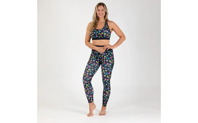 Racerback Sports Bra & Legging Set - Bold & Bright Paws