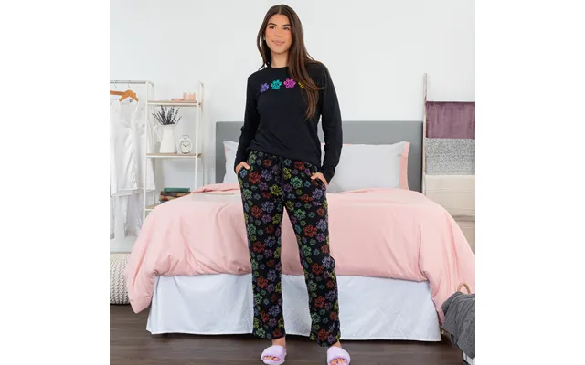 Rainbow Paws Pajama Set - Swirling Multicolor Paws