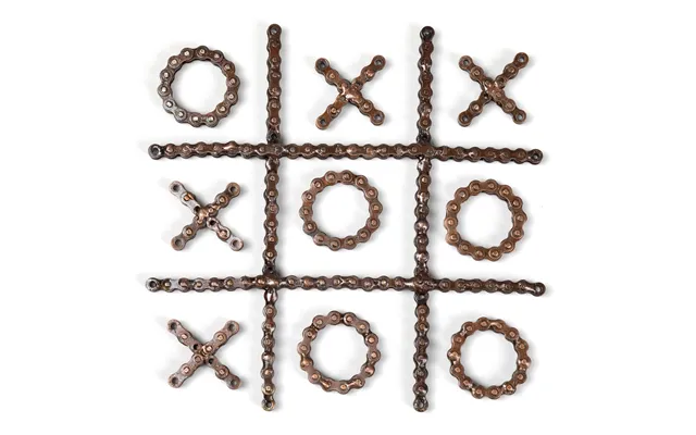 Recycled Bike Gear Tic-tac-toe Set